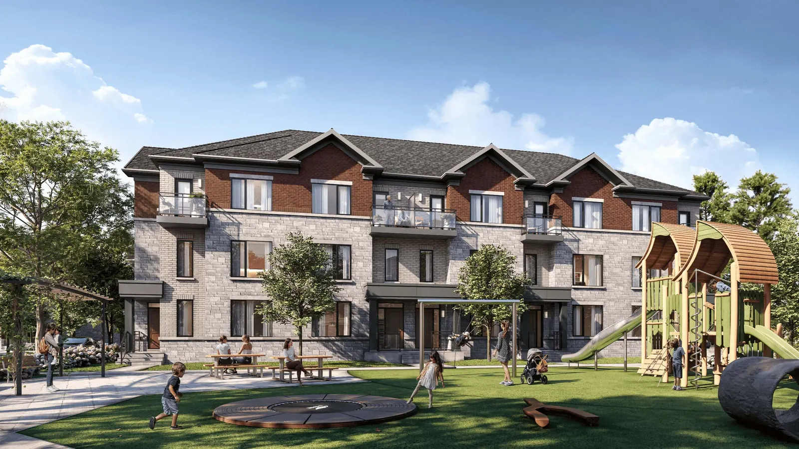 Rendering of Skylands Townhomes